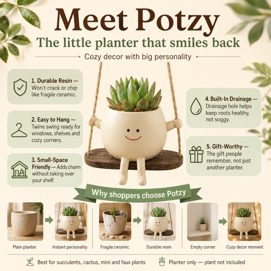 Potzy™ The Happy Planter