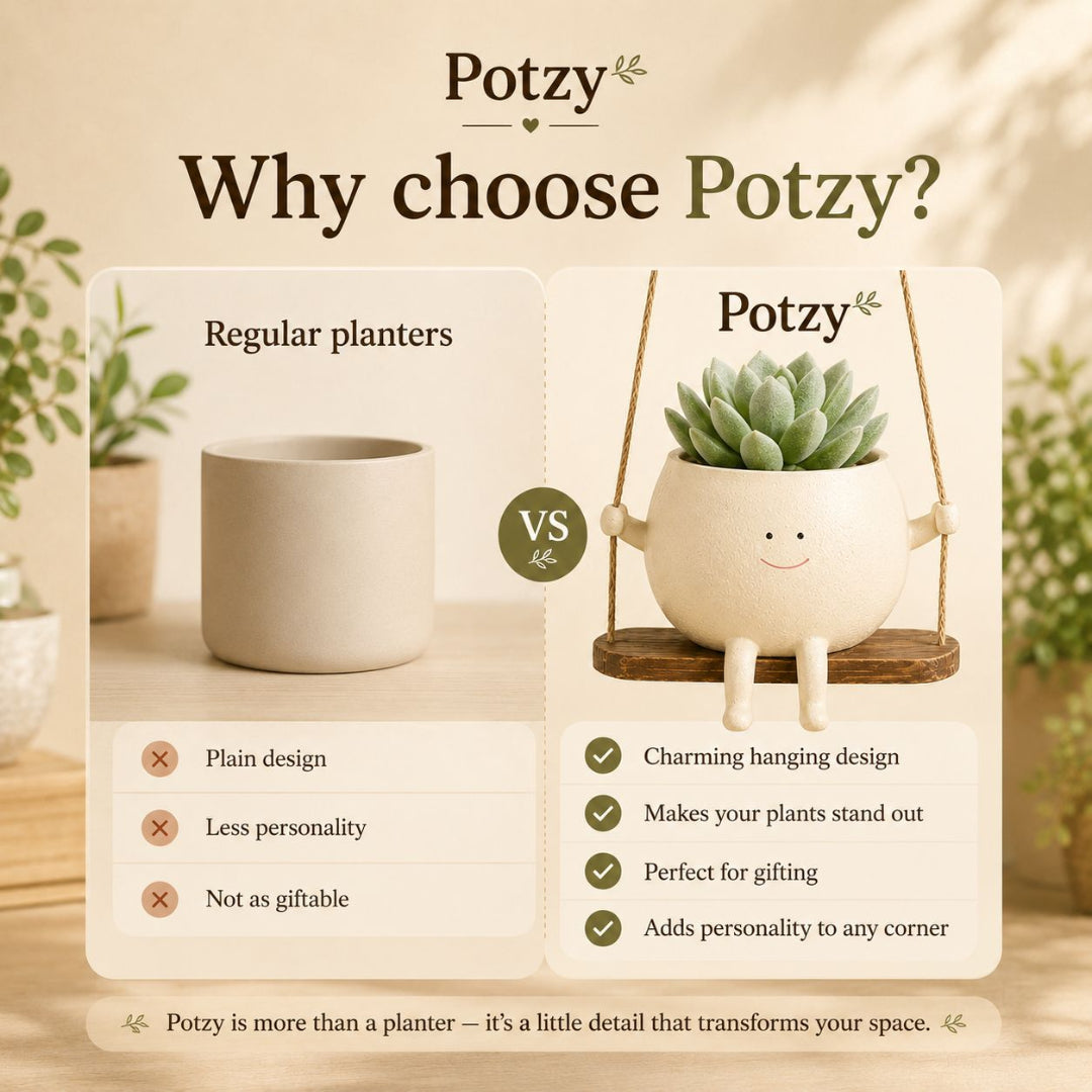Potzy made for cozy hanging corners - window hook shelf hook desk stand balcony
